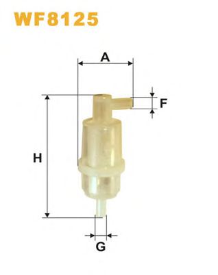 WIX FILTERS wf8125 -  Топливный фильтр
